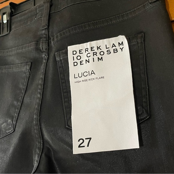 DEREK LAM 10 CROSBY Waxed High - Rise Flare Jeans. Size 27
#15 - Picture 6 of 10